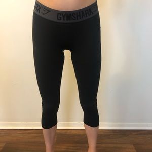 Gymshark Fit Cropped Black Leggings